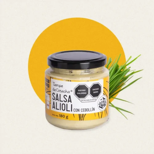 Salsa Alioli con Cebollín